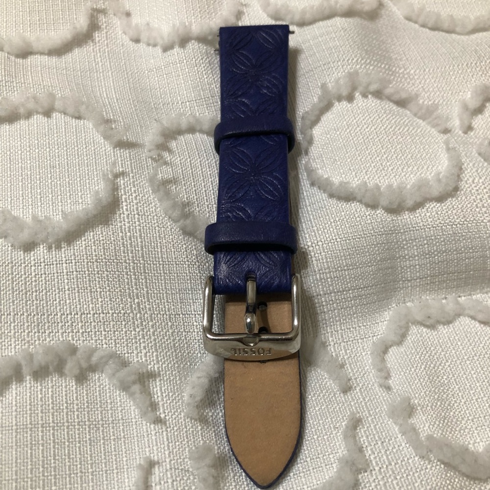 Fossil leather watch strap